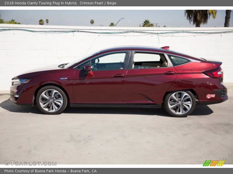  2018 Clarity Touring Plug In Hybrid Crimson Pearl