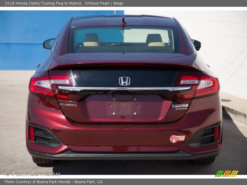 Crimson Pearl / Beige 2018 Honda Clarity Touring Plug In Hybrid