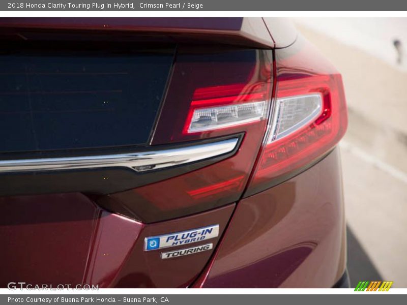 Crimson Pearl / Beige 2018 Honda Clarity Touring Plug In Hybrid