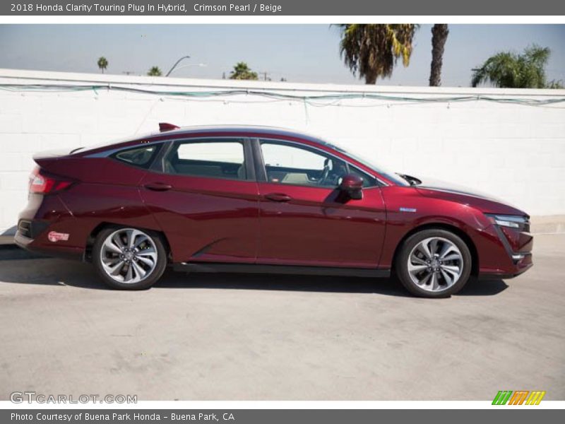 Crimson Pearl / Beige 2018 Honda Clarity Touring Plug In Hybrid