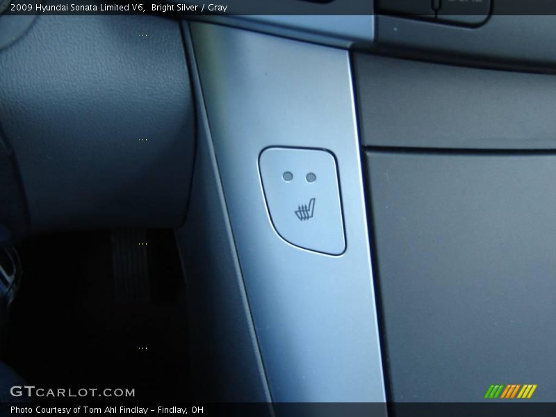 Bright Silver / Gray 2009 Hyundai Sonata Limited V6