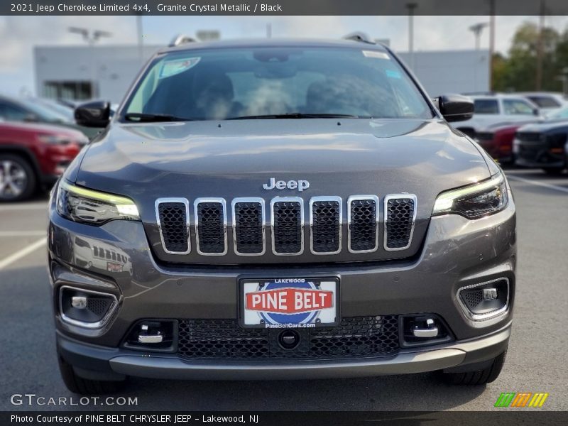 Granite Crystal Metallic / Black 2021 Jeep Cherokee Limited 4x4