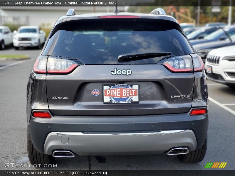 Granite Crystal Metallic / Black 2021 Jeep Cherokee Limited 4x4