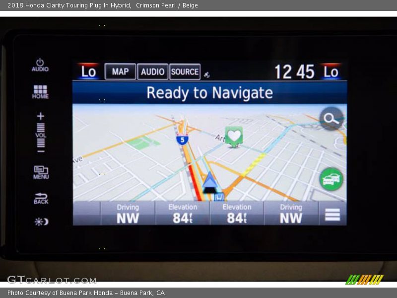 Navigation of 2018 Clarity Touring Plug In Hybrid