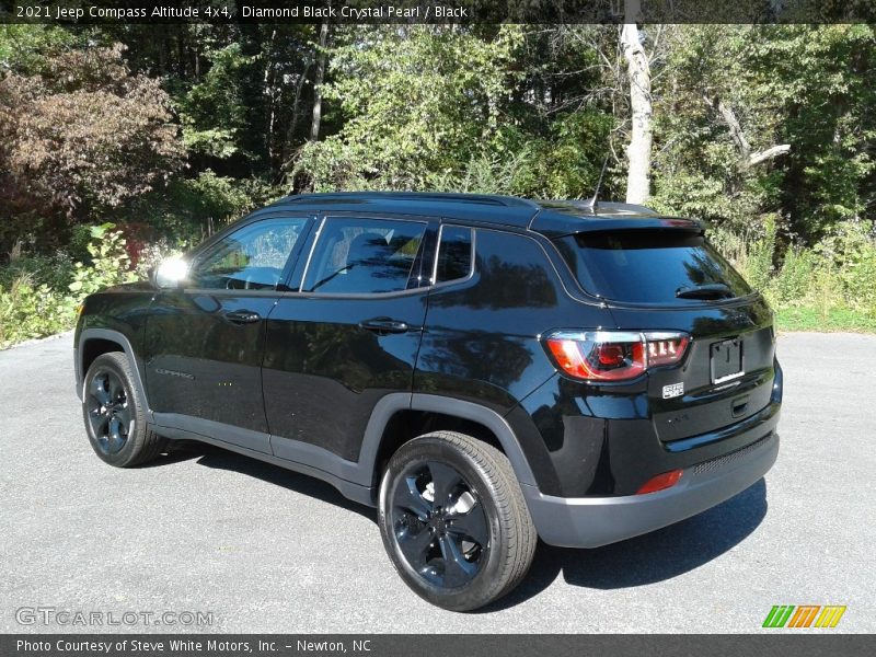 Diamond Black Crystal Pearl / Black 2021 Jeep Compass Altitude 4x4