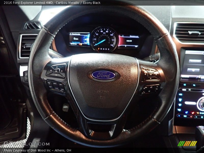 Caribou Metallic / Ebony Black 2016 Ford Explorer Limited 4WD