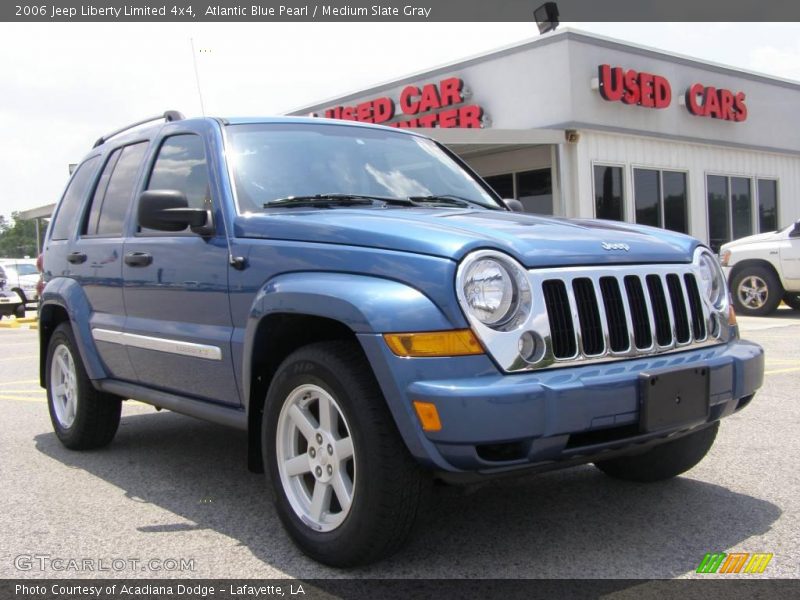 Atlantic Blue Pearl / Medium Slate Gray 2006 Jeep Liberty Limited 4x4