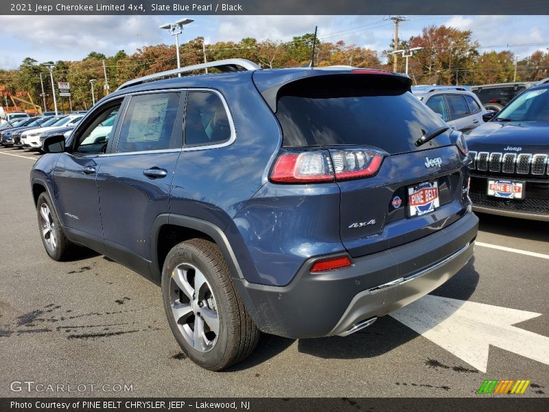 Slate Blue Pearl / Black 2021 Jeep Cherokee Limited 4x4