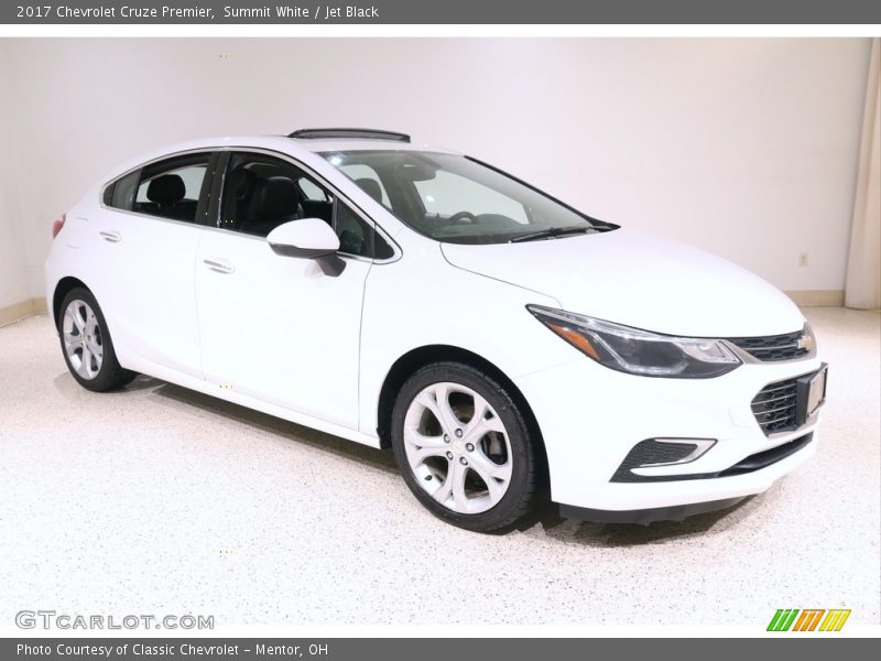 Summit White / Jet Black 2017 Chevrolet Cruze Premier