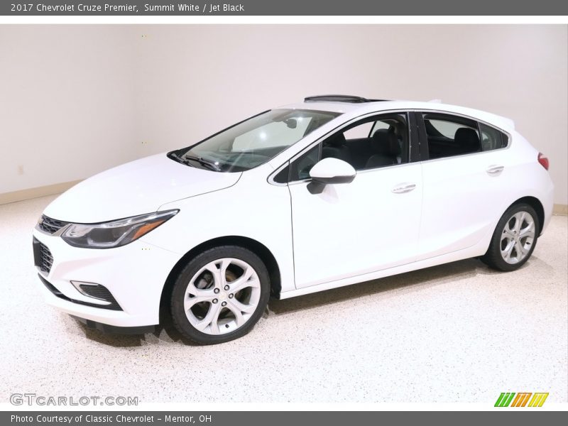 Summit White / Jet Black 2017 Chevrolet Cruze Premier