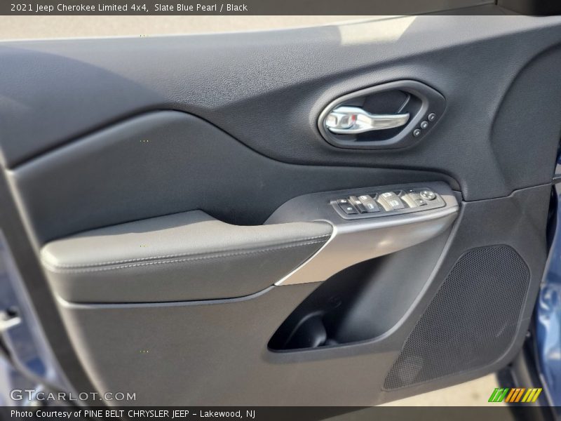 Slate Blue Pearl / Black 2021 Jeep Cherokee Limited 4x4