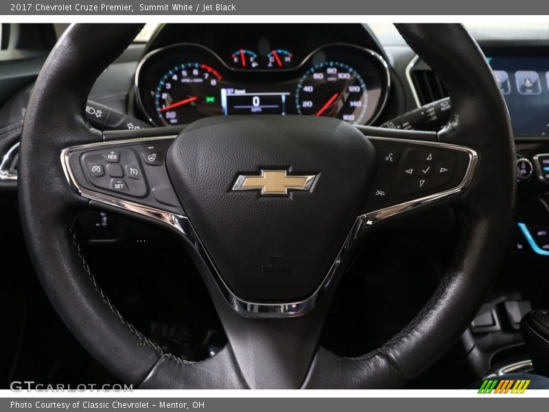 Summit White / Jet Black 2017 Chevrolet Cruze Premier