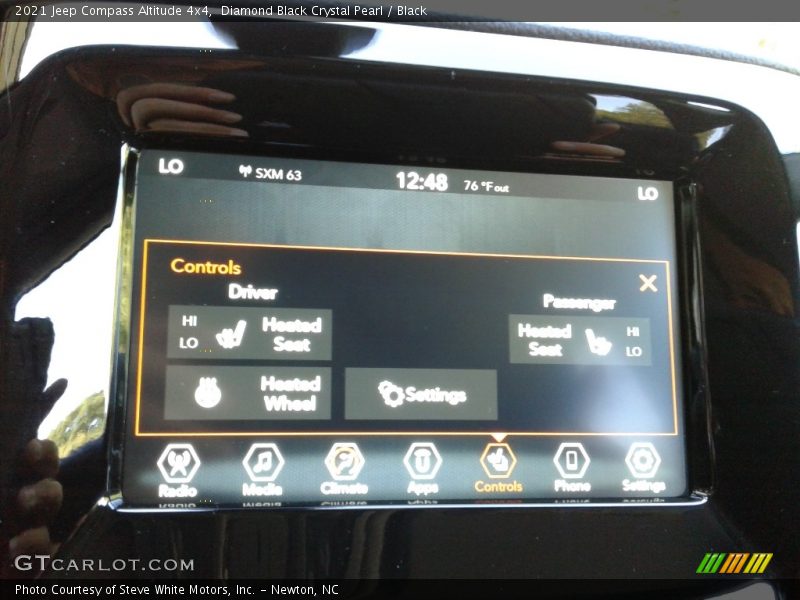 Diamond Black Crystal Pearl / Black 2021 Jeep Compass Altitude 4x4