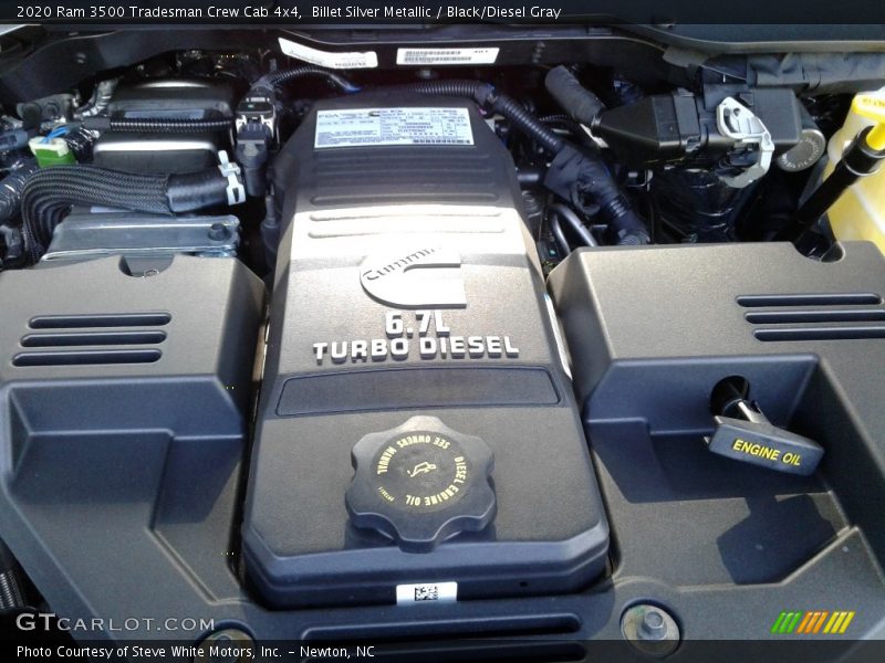  2020 3500 Tradesman Crew Cab 4x4 Engine - 6.7 Liter OHV 24-Valve Cummins Turbo-Diesel Inline 6 Cylinder