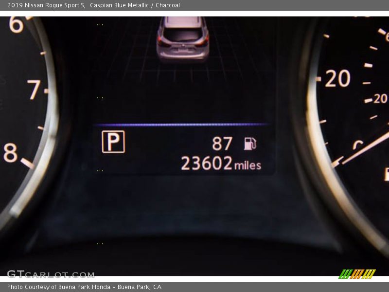 Caspian Blue Metallic / Charcoal 2019 Nissan Rogue Sport S