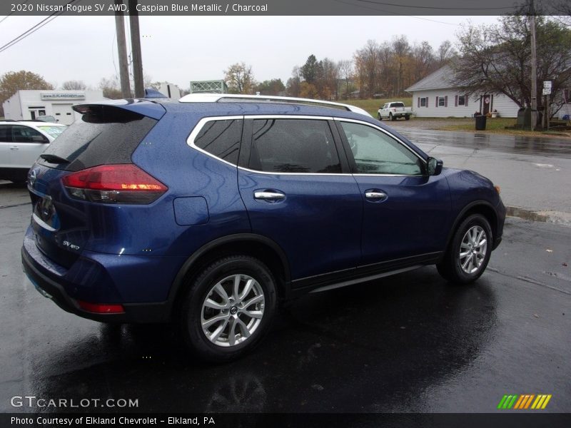 Caspian Blue Metallic / Charcoal 2020 Nissan Rogue SV AWD