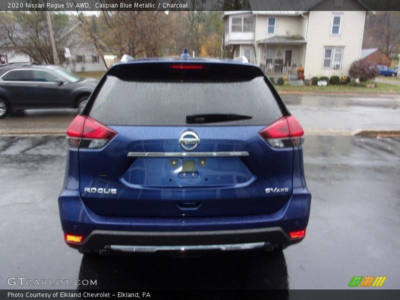 Caspian Blue Metallic / Charcoal 2020 Nissan Rogue SV AWD