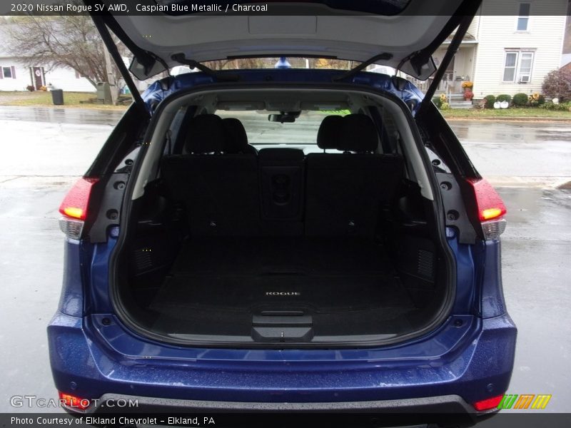 Caspian Blue Metallic / Charcoal 2020 Nissan Rogue SV AWD