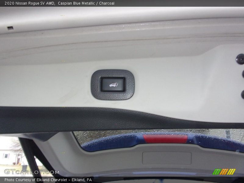 Caspian Blue Metallic / Charcoal 2020 Nissan Rogue SV AWD