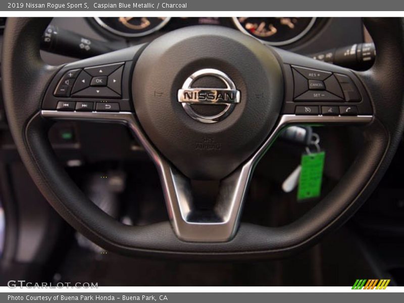 Caspian Blue Metallic / Charcoal 2019 Nissan Rogue Sport S