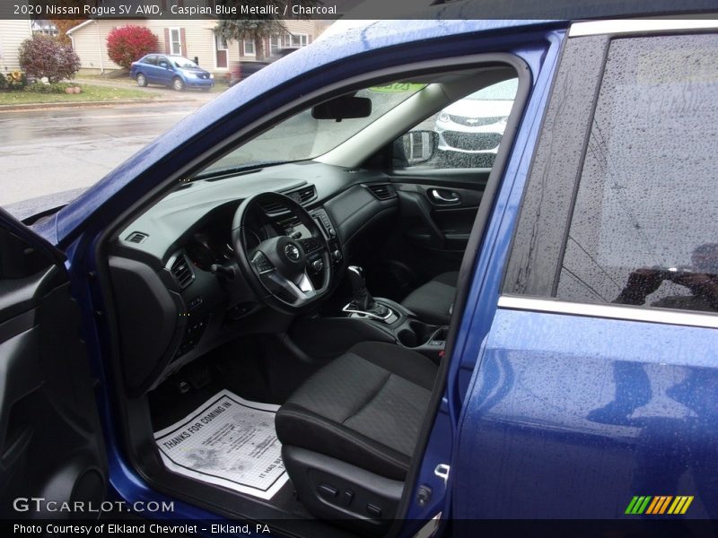 Caspian Blue Metallic / Charcoal 2020 Nissan Rogue SV AWD