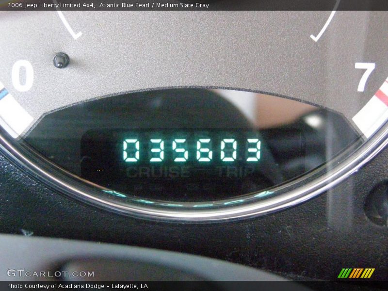 Atlantic Blue Pearl / Medium Slate Gray 2006 Jeep Liberty Limited 4x4