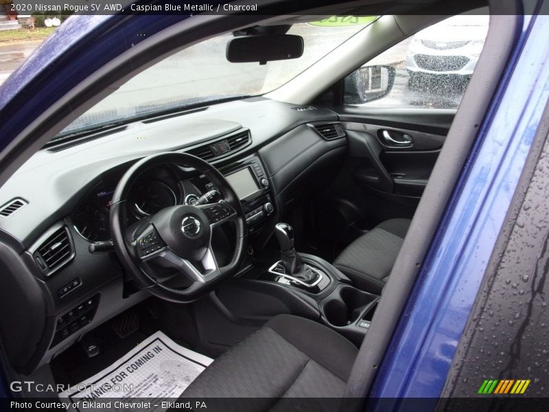 Caspian Blue Metallic / Charcoal 2020 Nissan Rogue SV AWD