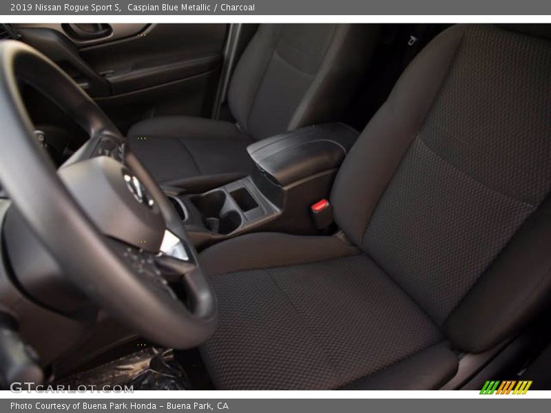 Caspian Blue Metallic / Charcoal 2019 Nissan Rogue Sport S