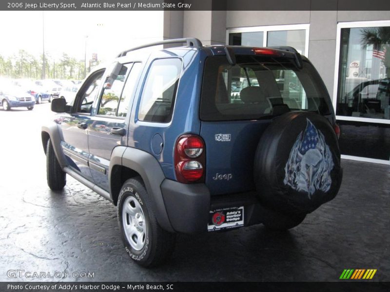 Atlantic Blue Pearl / Medium Slate Gray 2006 Jeep Liberty Sport