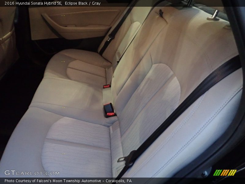 Eclipse Black / Gray 2016 Hyundai Sonata Hybrid SE