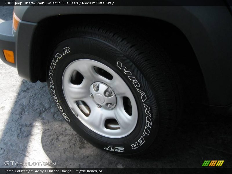 Atlantic Blue Pearl / Medium Slate Gray 2006 Jeep Liberty Sport