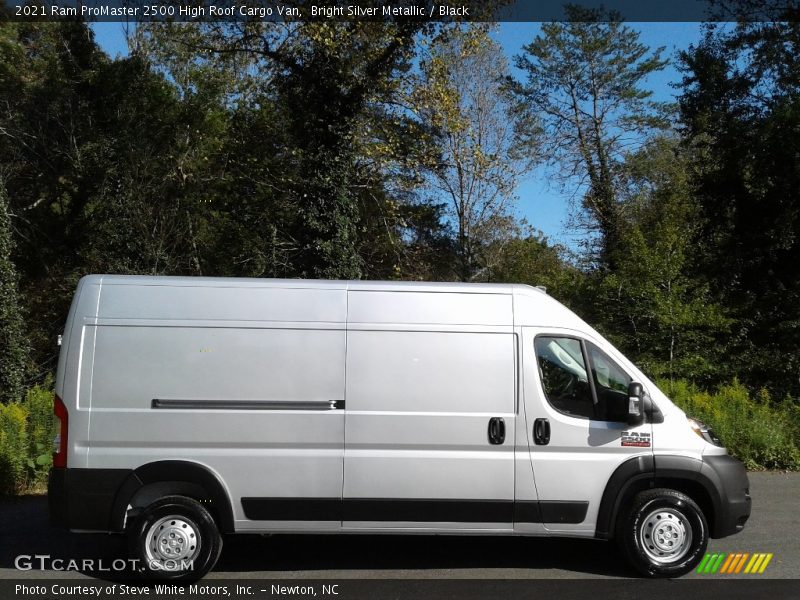 Bright Silver Metallic / Black 2021 Ram ProMaster 2500 High Roof Cargo Van