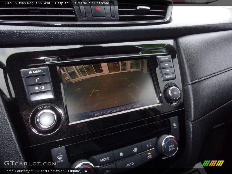 Caspian Blue Metallic / Charcoal 2020 Nissan Rogue SV AWD