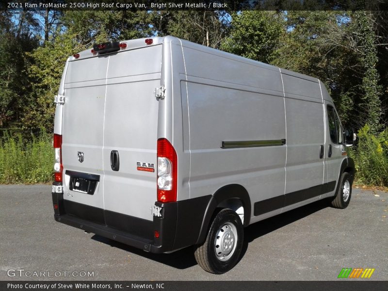 Bright Silver Metallic / Black 2021 Ram ProMaster 2500 High Roof Cargo Van