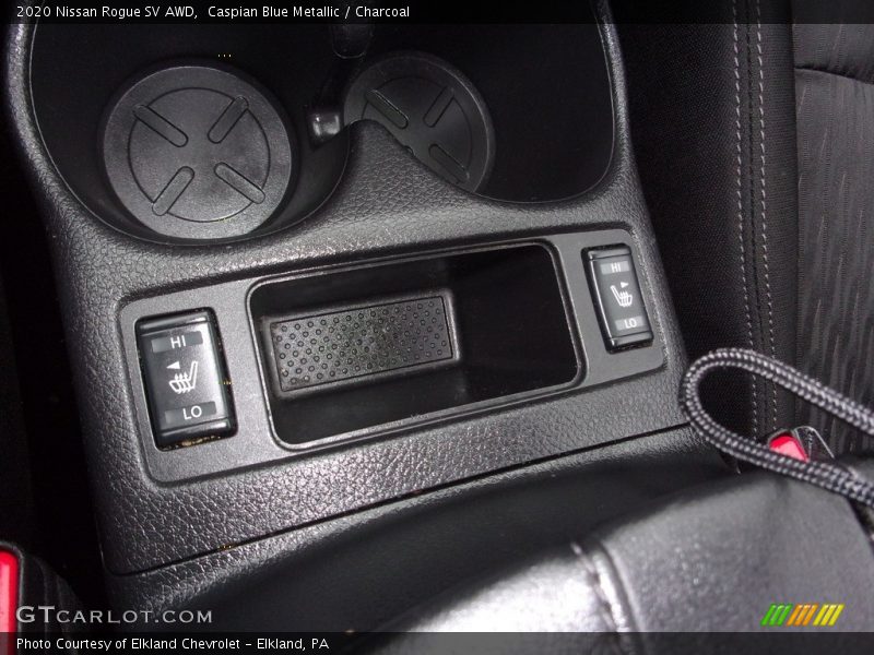 Caspian Blue Metallic / Charcoal 2020 Nissan Rogue SV AWD