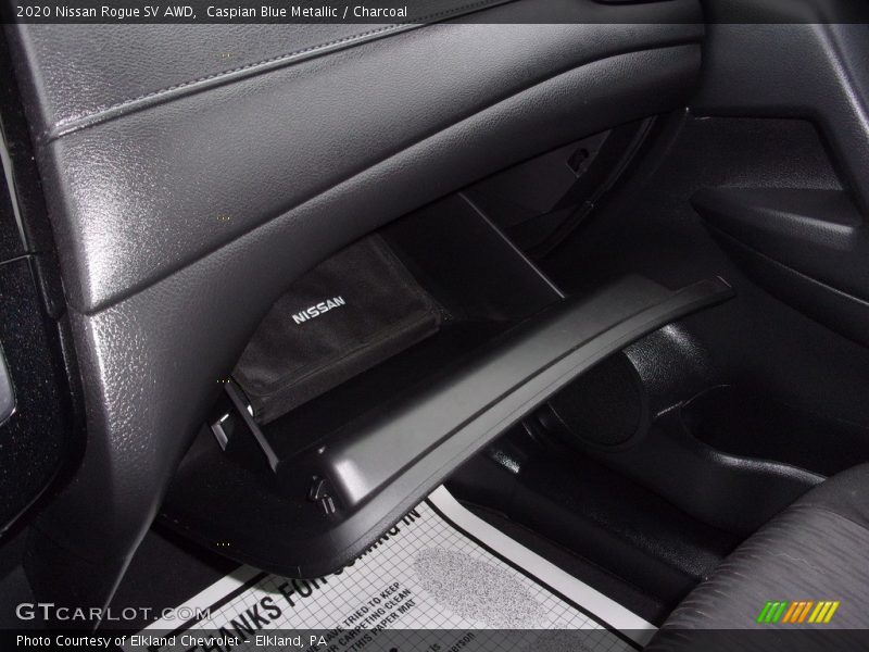 Caspian Blue Metallic / Charcoal 2020 Nissan Rogue SV AWD