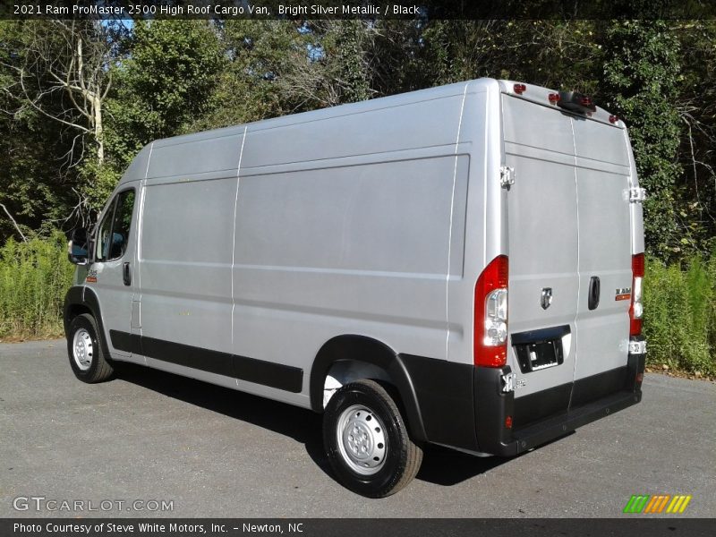 Bright Silver Metallic / Black 2021 Ram ProMaster 2500 High Roof Cargo Van