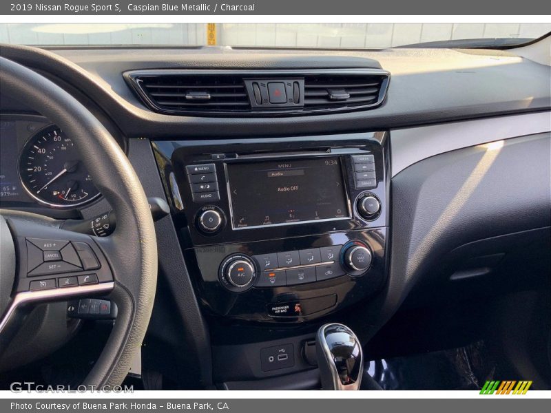 Caspian Blue Metallic / Charcoal 2019 Nissan Rogue Sport S