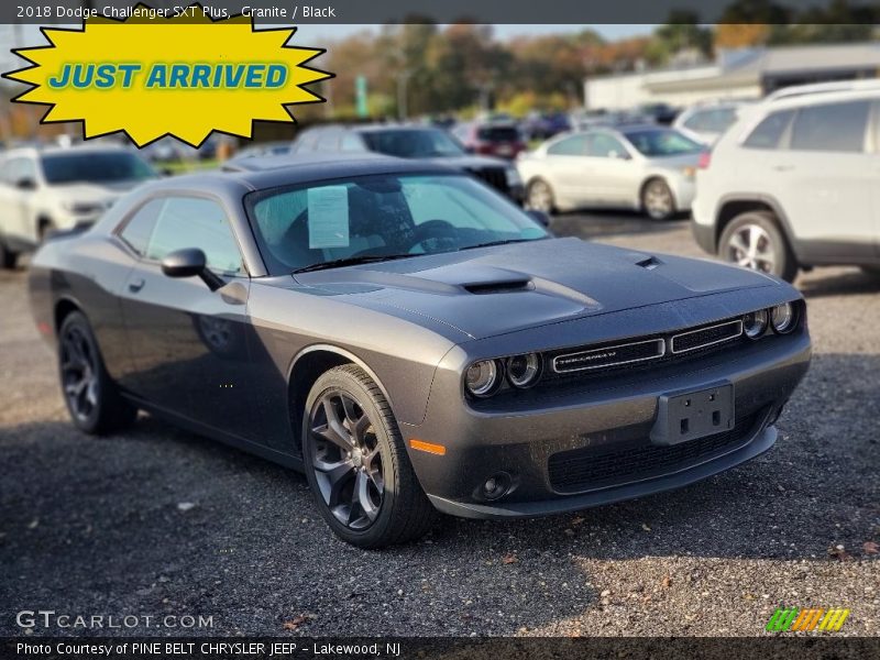 Granite / Black 2018 Dodge Challenger SXT Plus