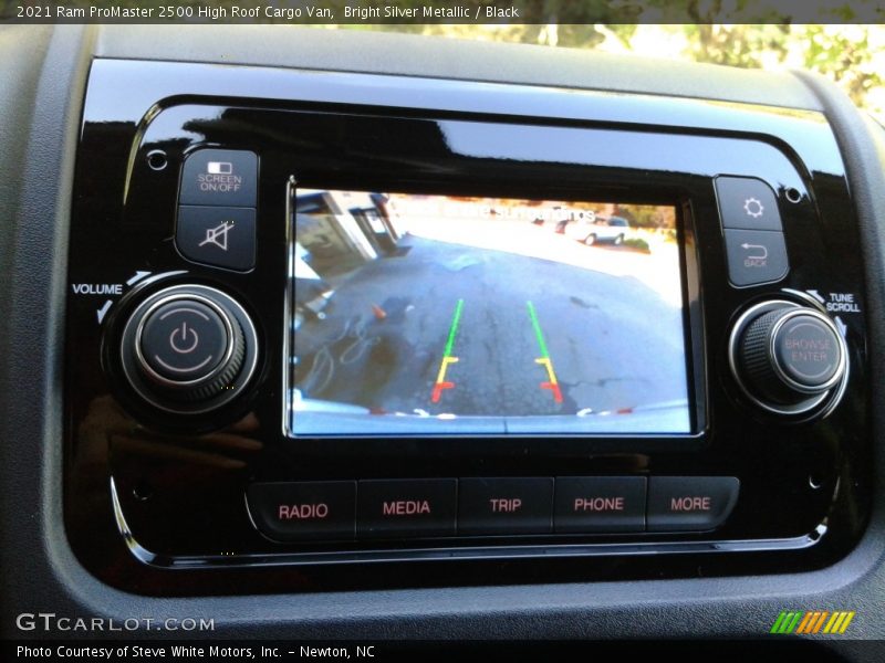 Navigation of 2021 ProMaster 2500 High Roof Cargo Van