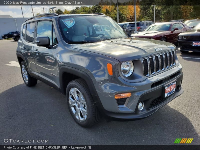 Sting-Gray / Black 2020 Jeep Renegade Limited 4x4