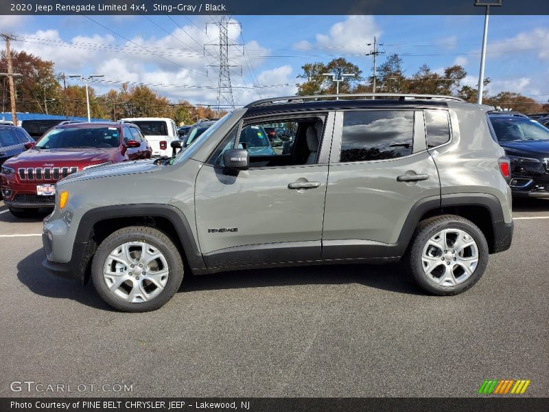 Sting-Gray / Black 2020 Jeep Renegade Limited 4x4