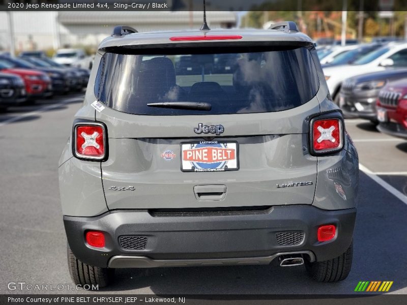 Sting-Gray / Black 2020 Jeep Renegade Limited 4x4