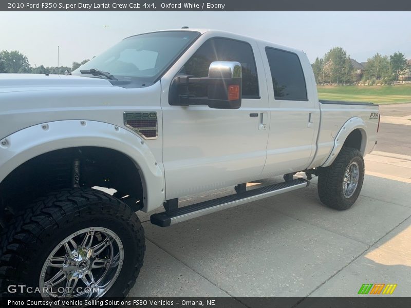 Oxford White / Ebony 2010 Ford F350 Super Duty Lariat Crew Cab 4x4