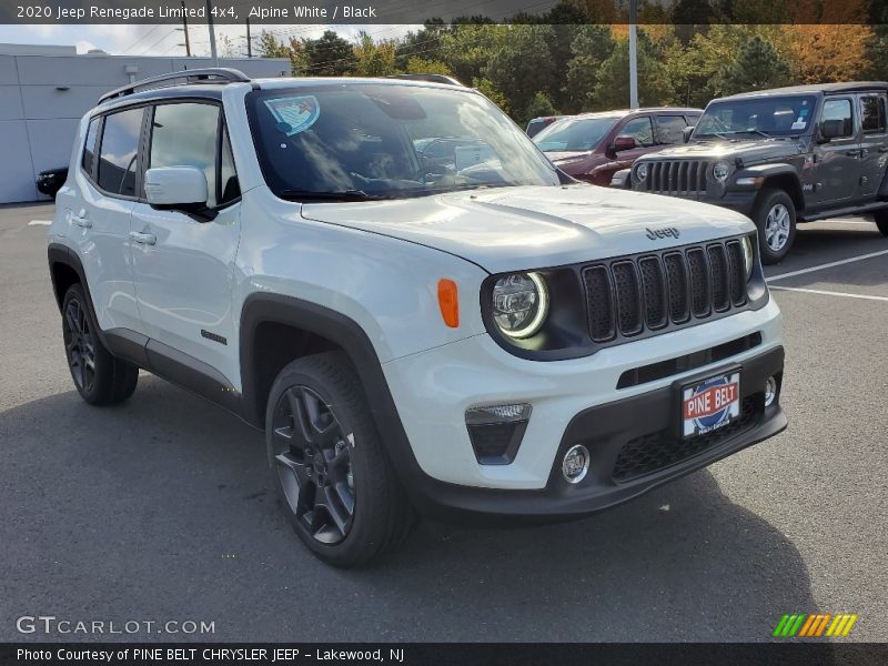 Alpine White / Black 2020 Jeep Renegade Limited 4x4