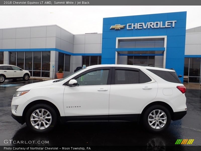 Summit White / Jet Black 2018 Chevrolet Equinox LT AWD