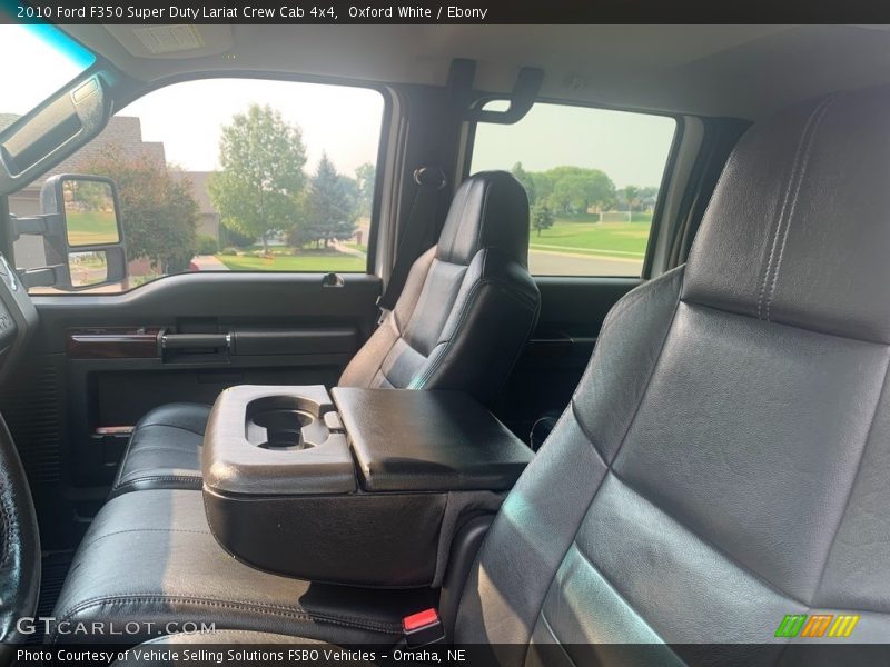 Oxford White / Ebony 2010 Ford F350 Super Duty Lariat Crew Cab 4x4