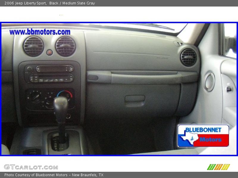 Black / Medium Slate Gray 2006 Jeep Liberty Sport