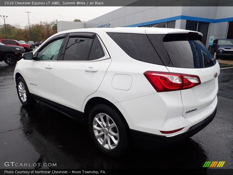 Summit White / Jet Black 2018 Chevrolet Equinox LT AWD