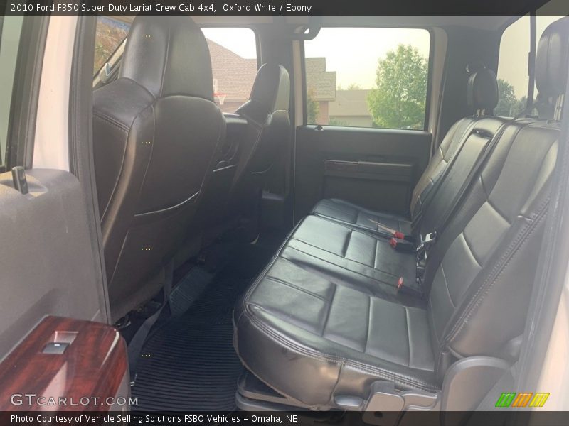 Oxford White / Ebony 2010 Ford F350 Super Duty Lariat Crew Cab 4x4